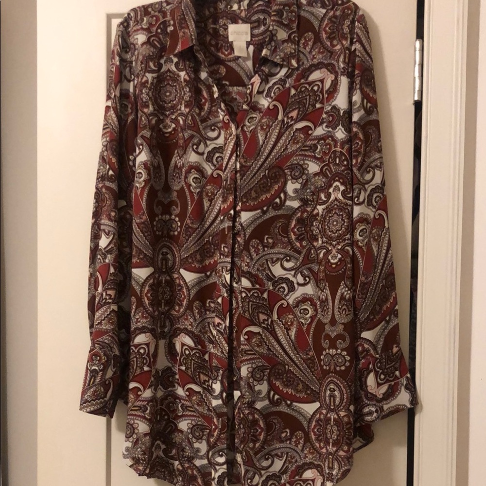 Paisley Print Women's Shirt